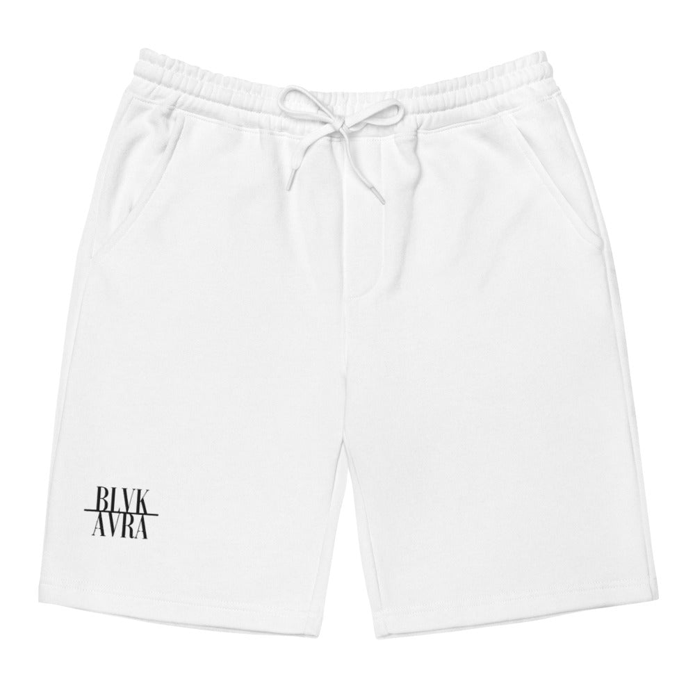 Embroidered Fleece Shorts