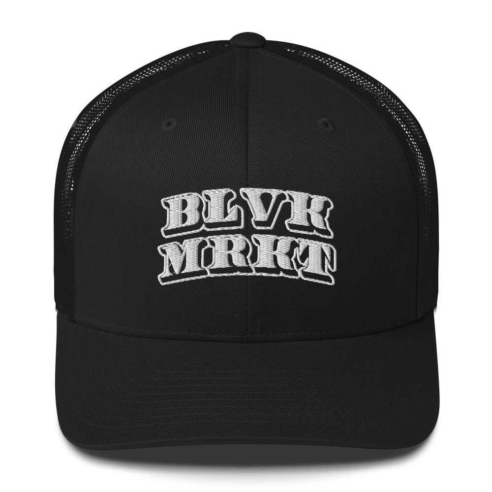 BLVKMRKT Trucker Hat