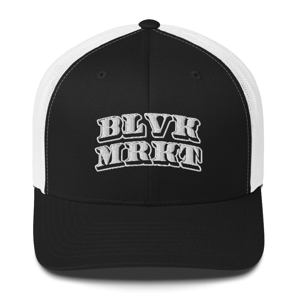 BLVKMRKT Trucker Hat