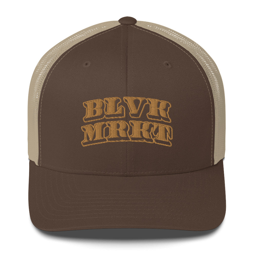 BLVKMRKT Trucker Hat