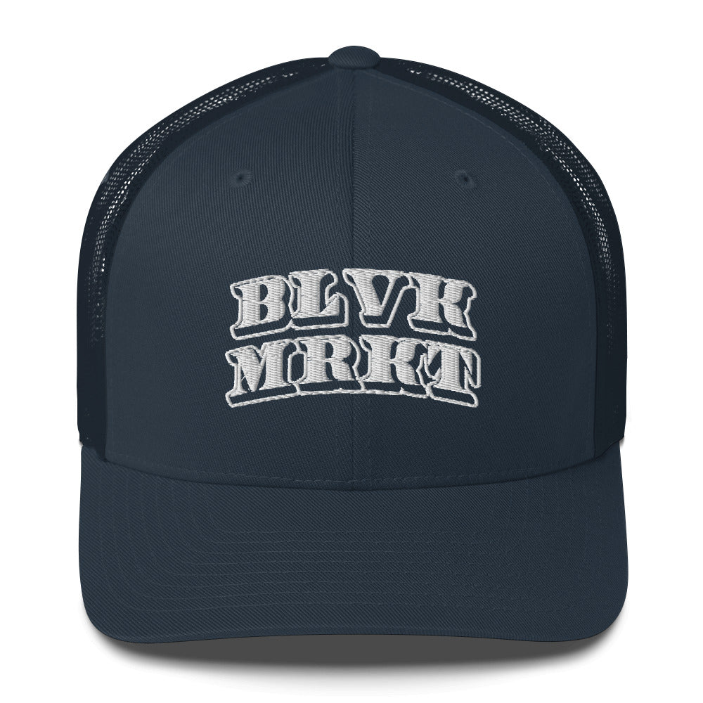 BLVKMRKT Trucker Hat