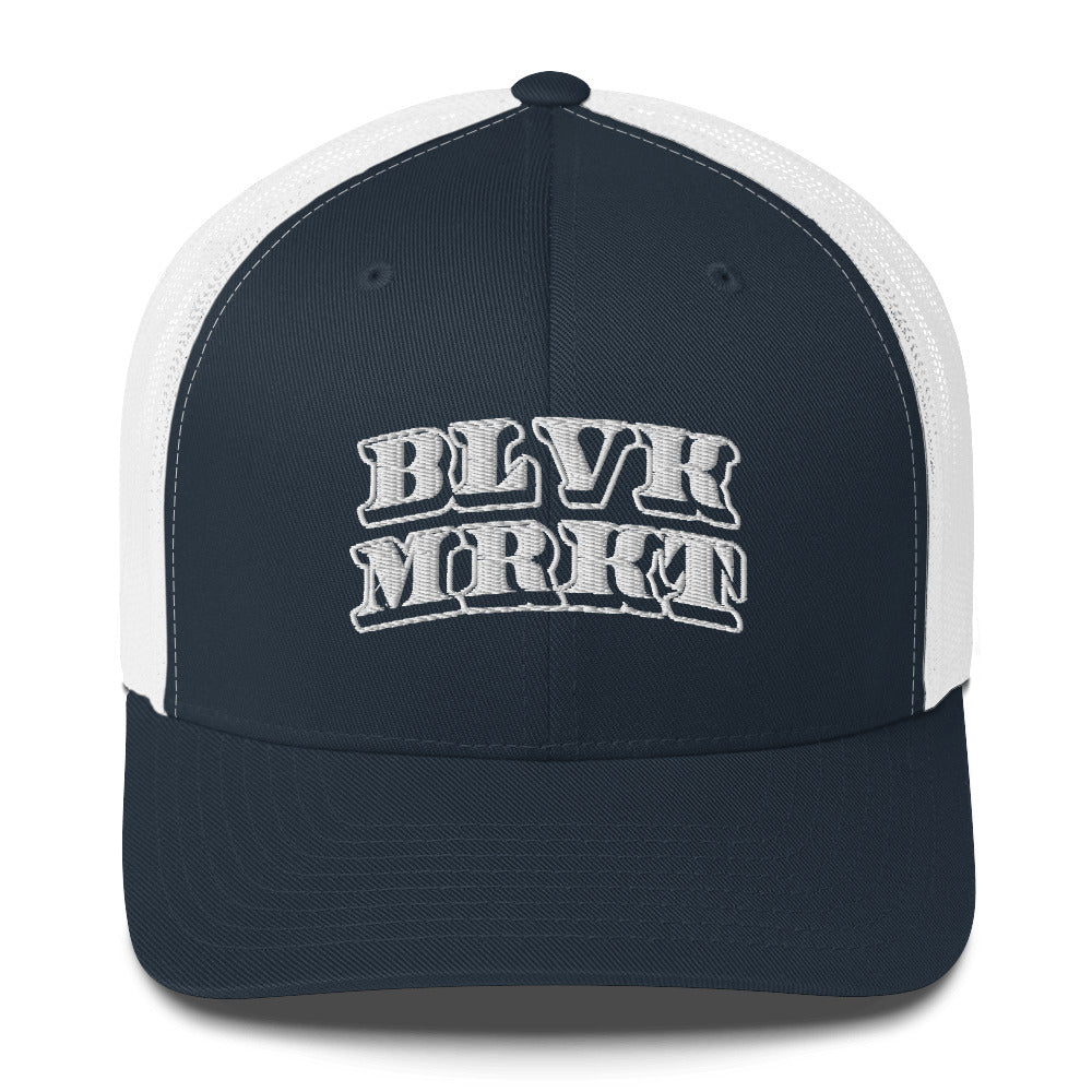 BLVKMRKT Trucker Hat