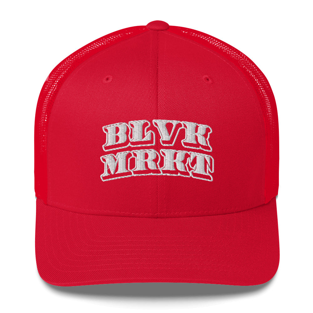 BLVKMRKT Trucker Hat