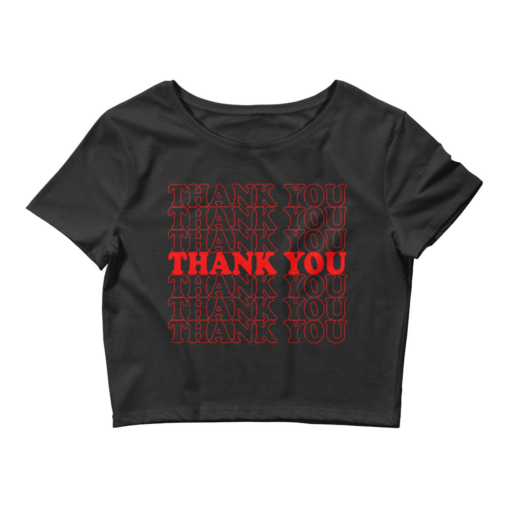 Thank You Crop Tee