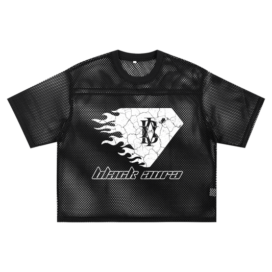 Blaze Boxy Net Tee