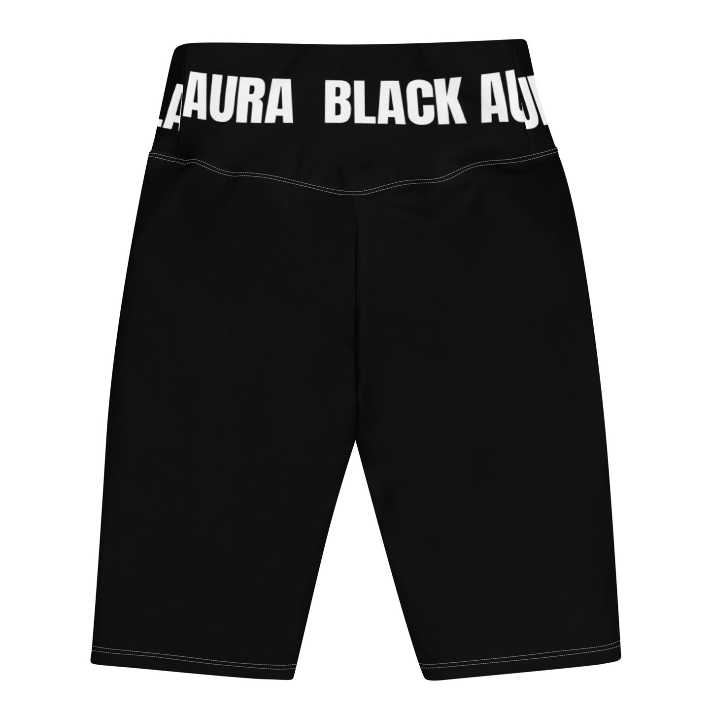 Black Aura Biker Shorts
