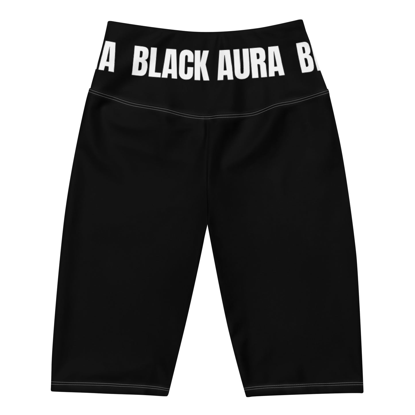 Black Aura Biker Shorts