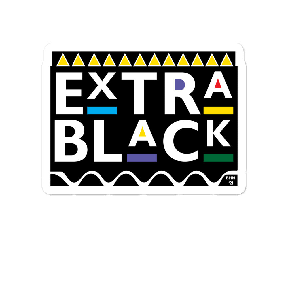 Extra Black Sticker