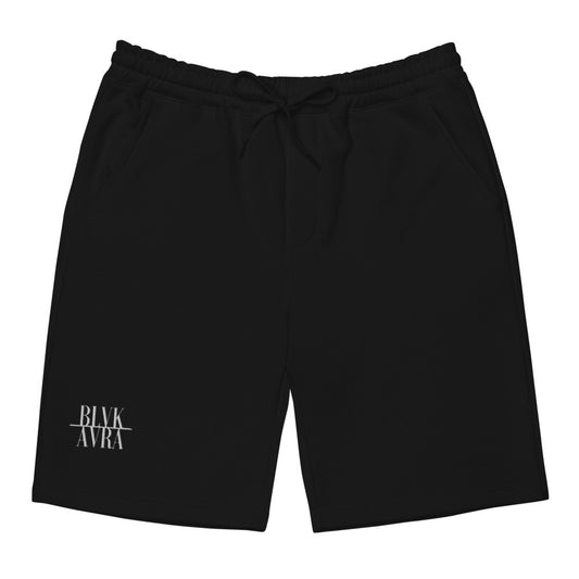 Embroidered Fleece Shorts